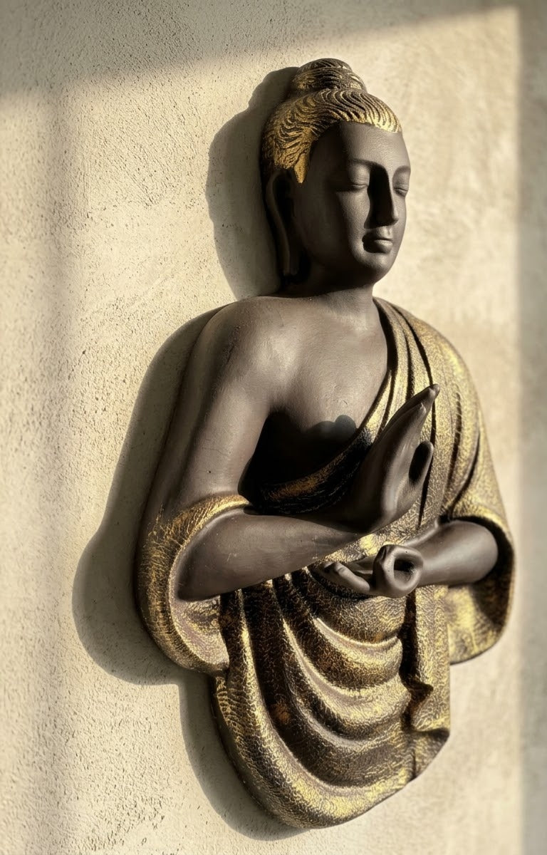 Golden Mudra Meditating Buddha Hanging