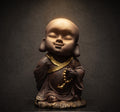 Mala of Stillness Monk Meditative Altar Figurine