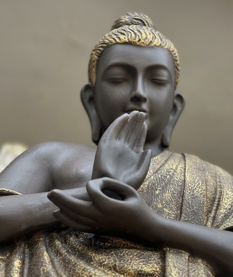Golden Mudra Meditating Buddha Hanging