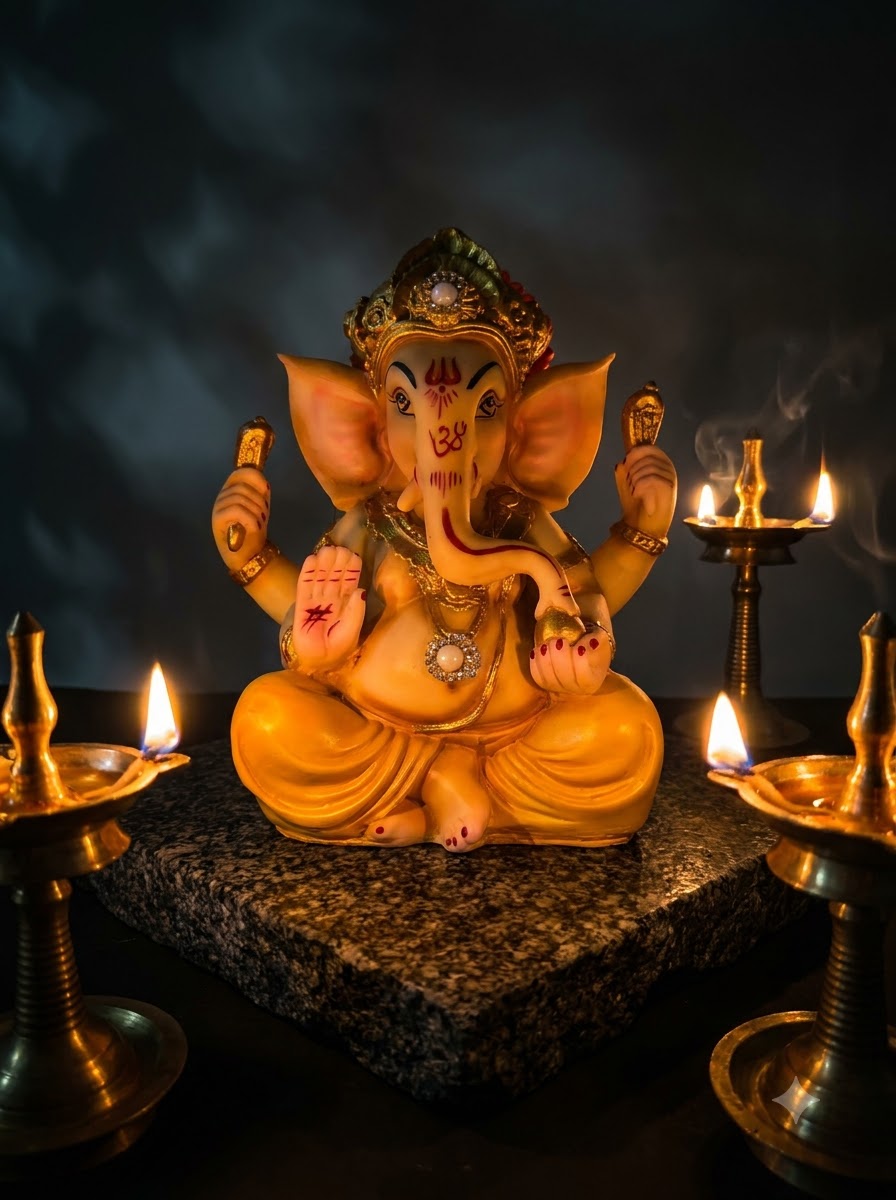 Veena Harmony Musical Ganesha Sculpture